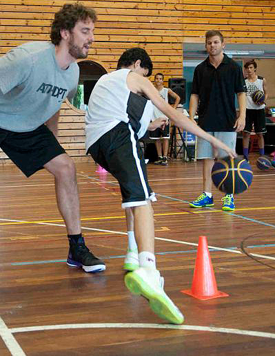 Entrenando con tus ídolos