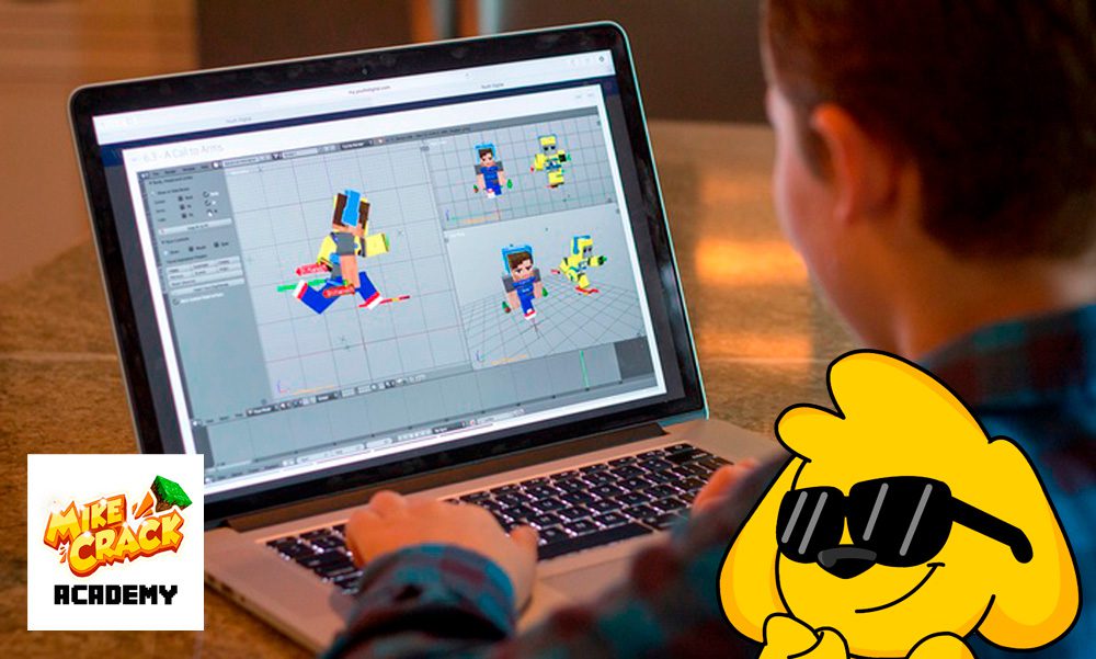 kids-working-with-minecraft Pasión por Minecraft