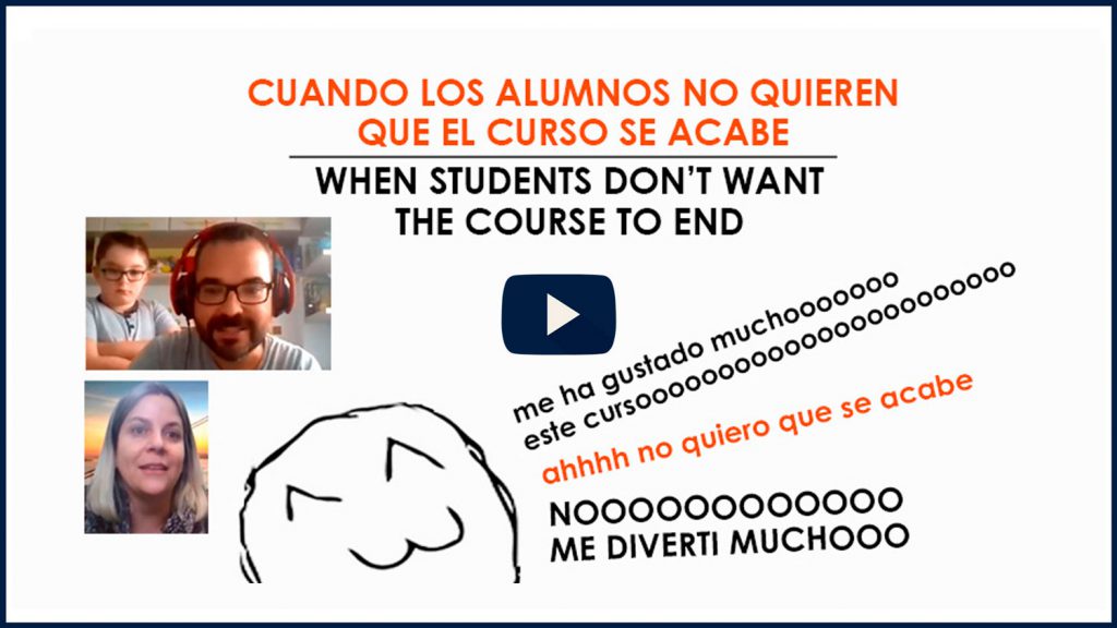 Cuando los alumnos no quieren que el curso acabe