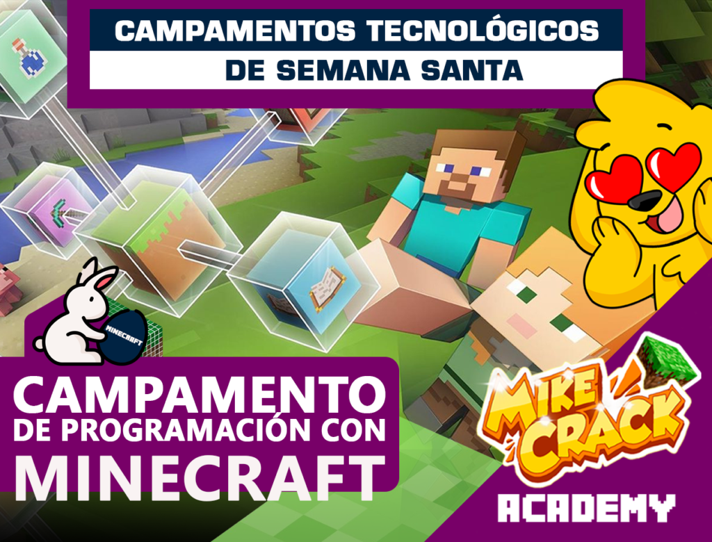Campamentos de Semana Santa - Campamento de programación con Minecraft - Mikecrack Academy