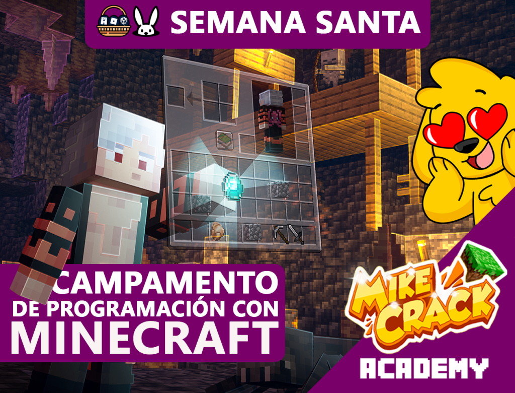 Semana Santa Mikecrack Academy - Campamento de programación con Minecraft